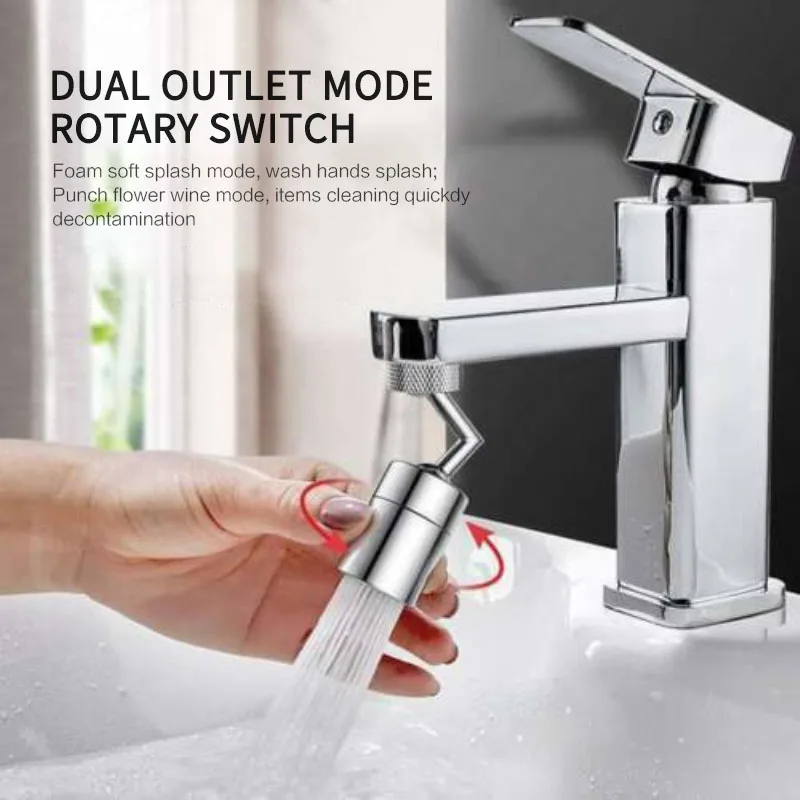 

Universal Splash Filter Faucet 720Â° Rotate Water Nozzle For Faucet Mixer Aerator Tap For Kitchen Home And Kitchen Products