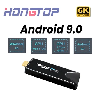 

HONGTOP Android 9.0 Smart TV BOX2G/ 4G DDR3 16G/32G EMMC ROM Set Top Box 6K 3D H.265 Wifi media player TV Receiver