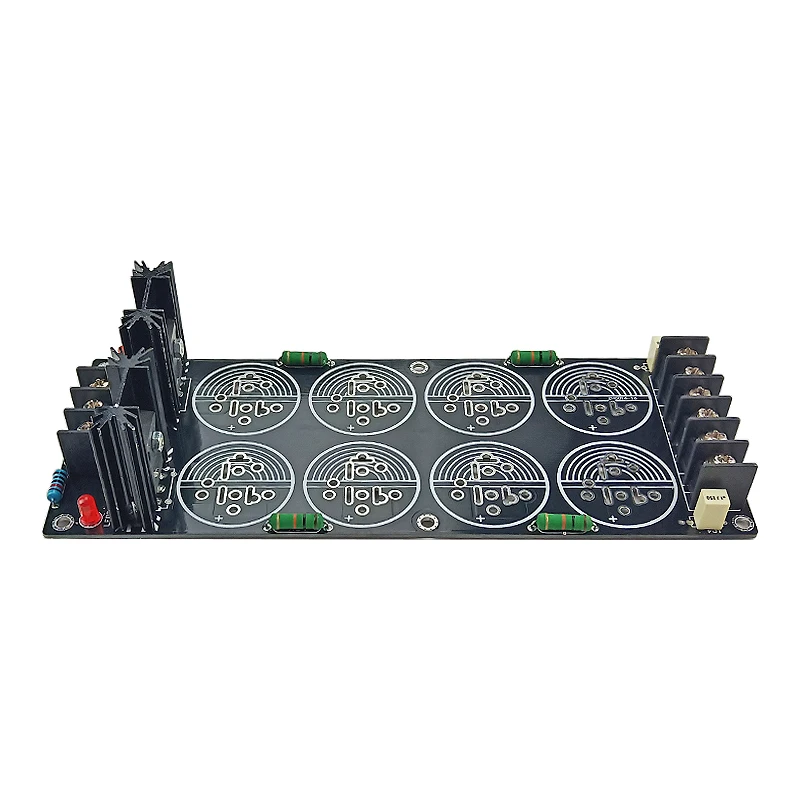 120A 정류기 필터 전원 보드 솔더 8 커패시터 쇼트키 사운드 앰프 35MM 커패시턴스 207*80MM