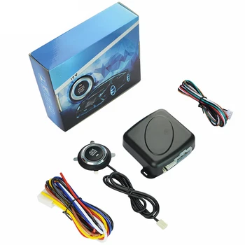 

Engine System Push Button Keyless Entry System with Start-stop Button Car Alarm Sysem Start Stop Button