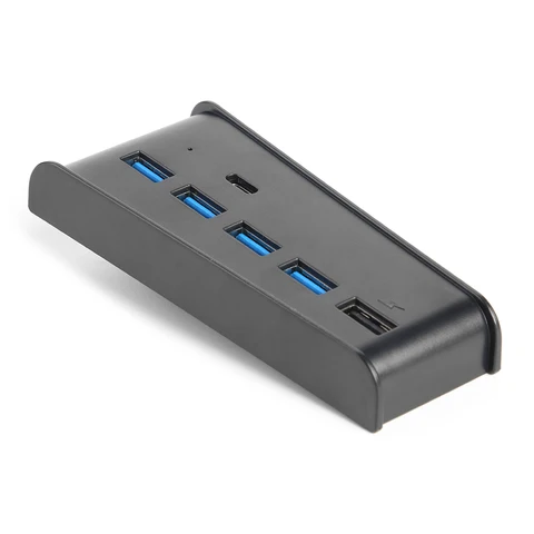 PS5 USB Hub Adapter 6 Ports USB 3.0 USB A TYPE-C 3.1 Expander Splitter Super Speed USB HUB 3.0 for PlayStation 5 Console
