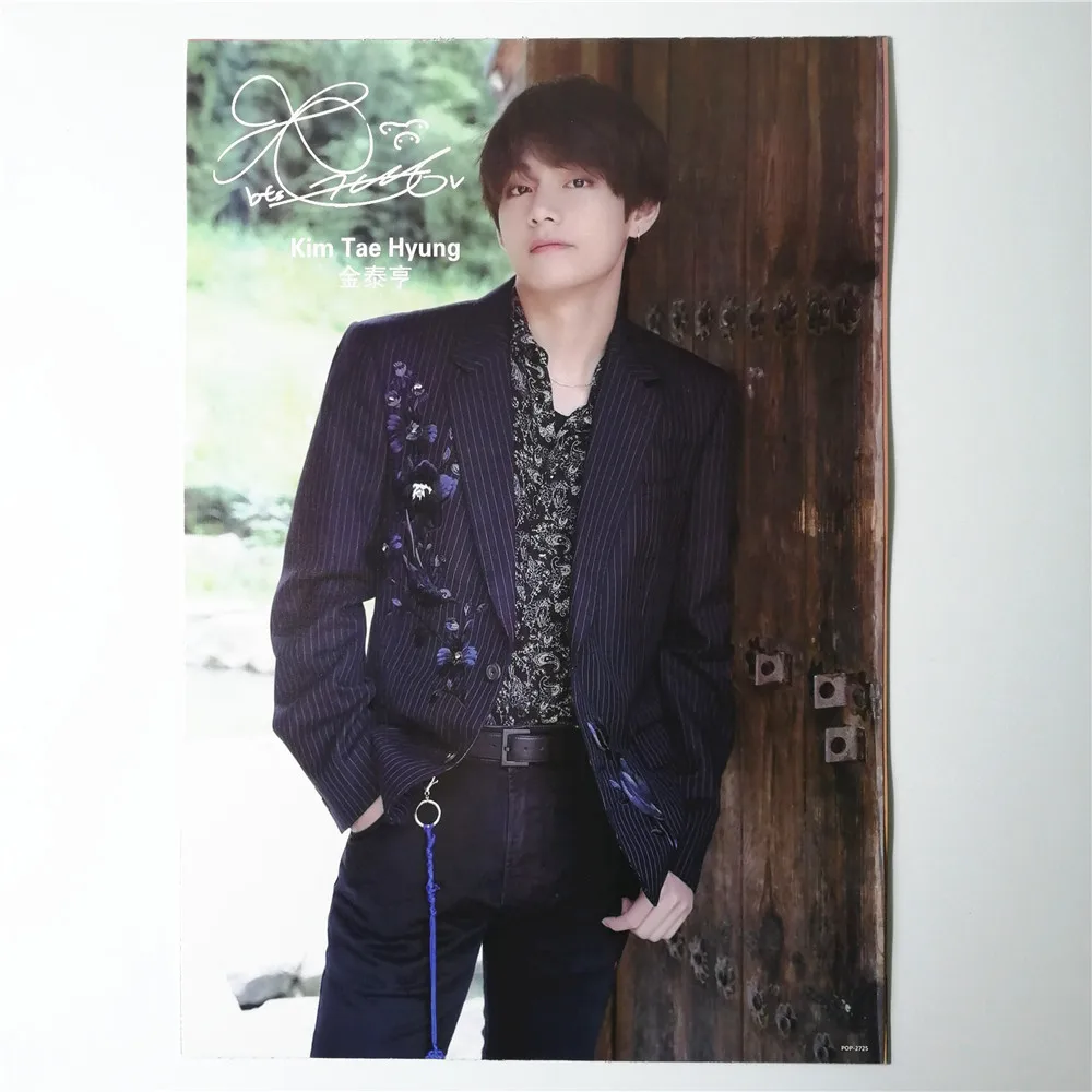 8*(42x29 см) kpop Kim Tae Hyung плакаты настенные наклейки подарок V