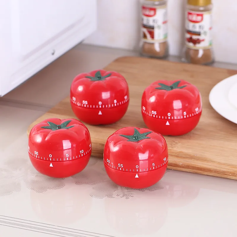 

1 Pcs 1-60min Degree Tomato Timer Creative Kitchen Mechanical Timer Countdown Timer Reminder Alarm K1505 K