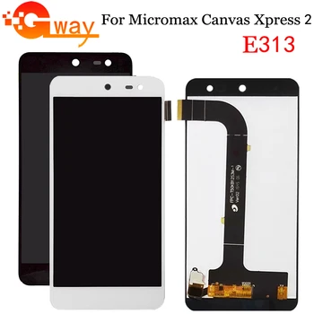 

Black/White For Micromax Canvas Xpress 2 E313 LCD Display Touch screen digitizer LCD Assembly for micromax canvas xpress 2 e313