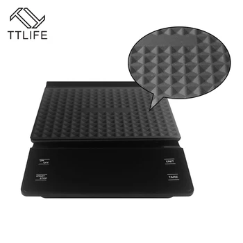 

3KG/0.1g Coffee Scale With Timer Smart Drip Coffee Scale Precision Coffee Pot Scale Household Portable Digital Kitchen Scales