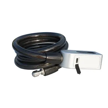 

Fingerprint Steel Ring Lock Bicycle Lock Mountain Bike Lock Anti-theft Lock Road Bike Steel Cable Lock Fixed Bicycle Lock