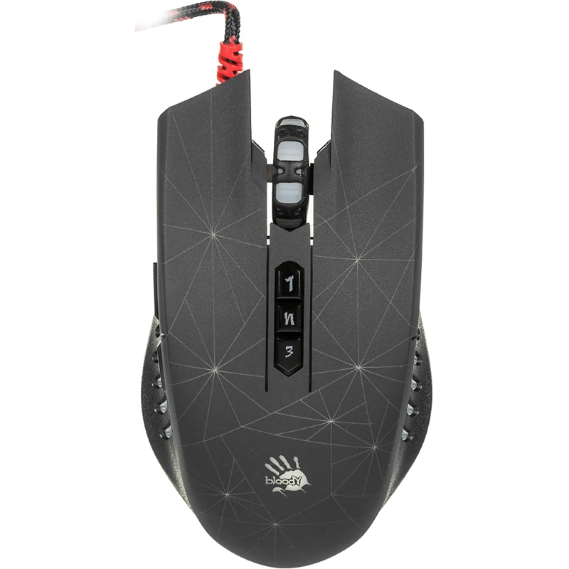 Мышь A4 Bloody P81 черный оптическая(5000dpi) USB2.0 игровая(8but