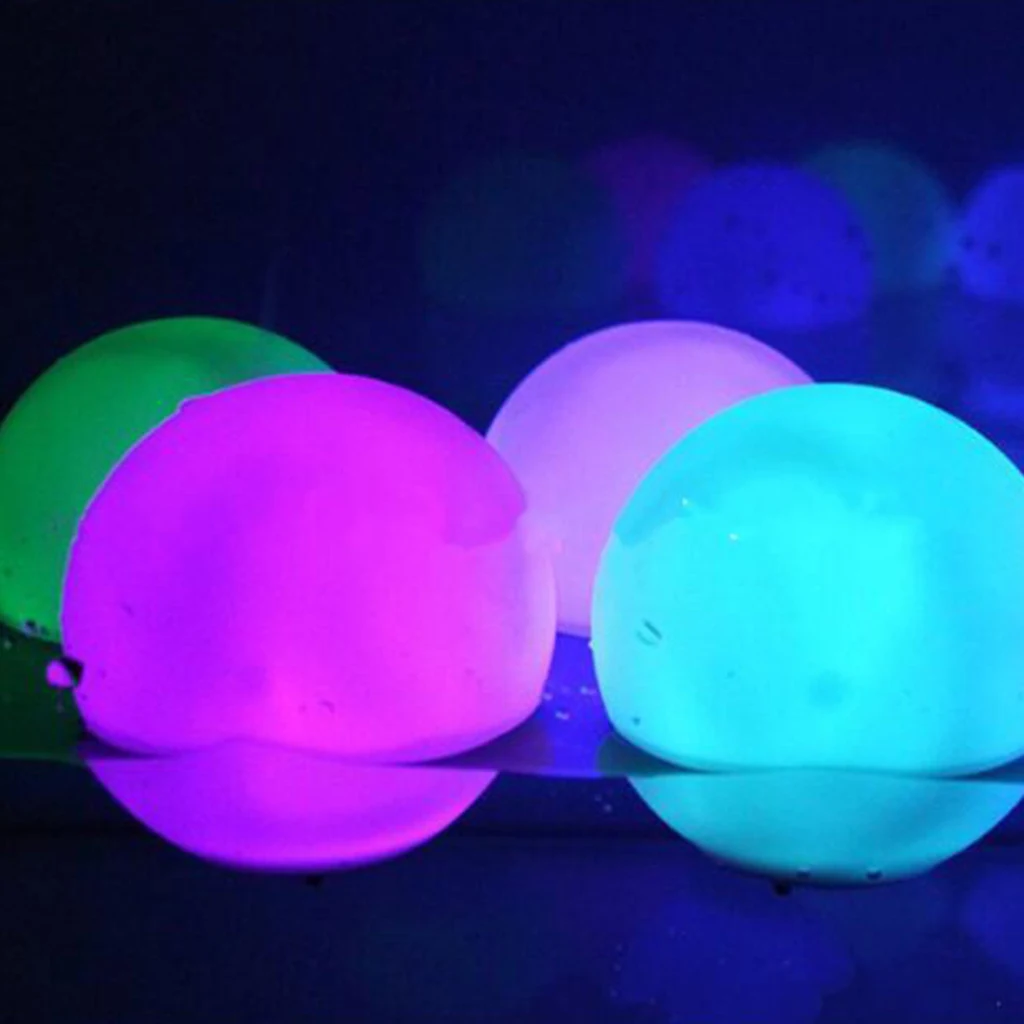 Inflatable Glowing LED Swimming Pool Beach Balls for Swimming Pool Home
