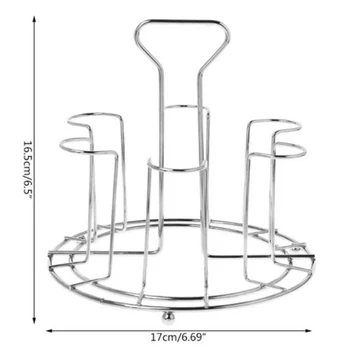 

Metal Mug Tea Cup Glass Holder/Hanging Drainer Wire Stand Rack Kitchen Storage