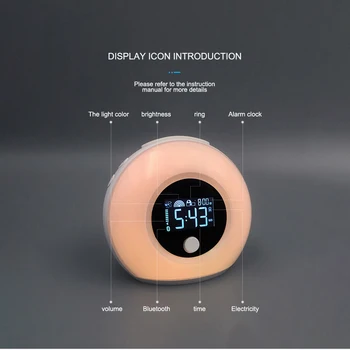 

Bluetooth Speaker Radio Alarm Clock With USB LED Digital Table Clock Speaker Home Digital Clock Speakers For PC Smartphone