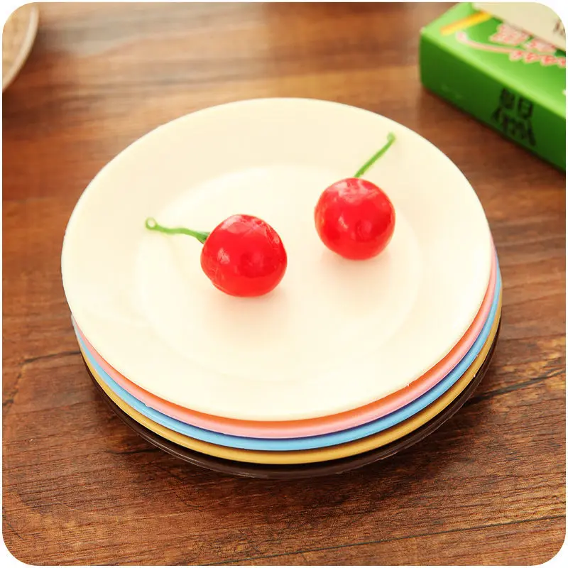

1pc Kitchen Dish Dessert Dinner Plate Dinnerware Tableware Shatterproof 13CM Dishes Plates