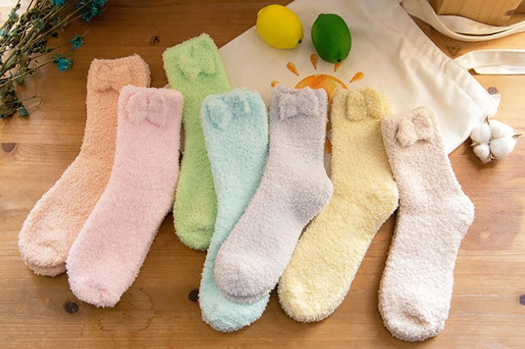 Женские милые мягкие пушистые носки ярких цветов коралловые бархатные зимние теплые носки махровые пушистые носки для девочек Высококачественный носок