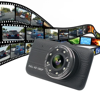 

Car 4inch Screen Dash Cam DVR 1080HD Auto Camera Driving Recorder DVR G-Sensor Video Recording