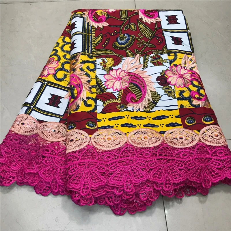 Высококачественная кружевная ткань воск шнур кружевная ткань Африканская кружевная ткань воск шнур кружева для женщин Свадебное платье WD112608