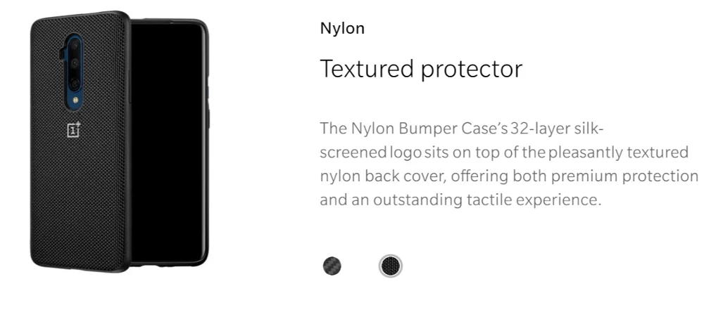 Original 100 Oneplus t Pro Case Oficial Estoque Arenito Pára Karbon Proteção de Náilon Capa Traseira - Image 3