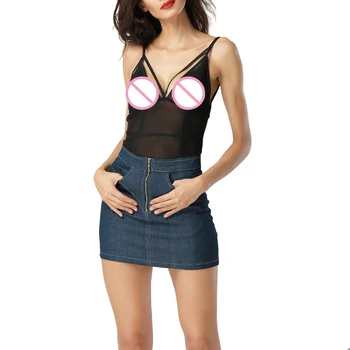 

Sexy Black Lace Bodysuit Women Mesh Jumpsuits Romper Backless Embroidery Ladies Body Dentelle Shorts Playsuits