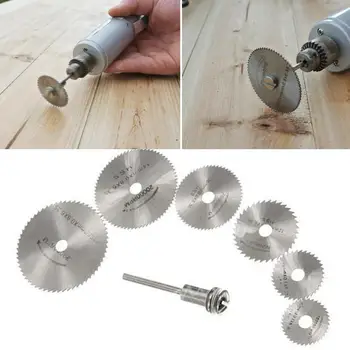 

Practical Cutting Saw Blade 7pcs Electrical Accessories Finisher Multi Tool Cutting Disk Alloy Saw Blade High Speed Steel