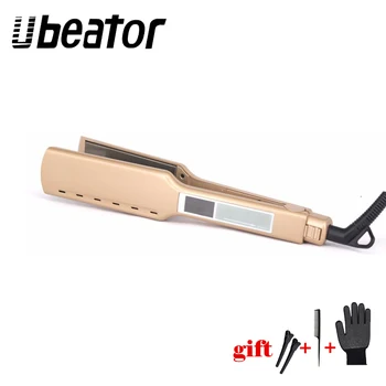 

Intelligent Touch Screen Titanium tool hair straightener Ceramic coating LCD Electric Hair Straightener professional flat iron