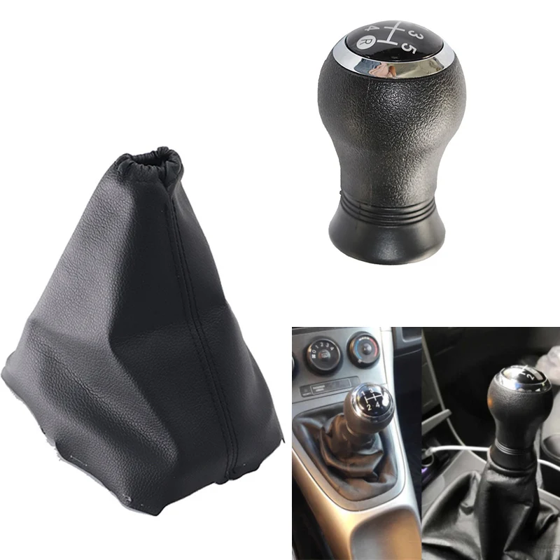 5 speed Car Shift Gear Knob Lever Gaitor Boot Cover For TOYOTA AURIS 2007-2011 Auto Accessories | Автомобили и мотоциклы