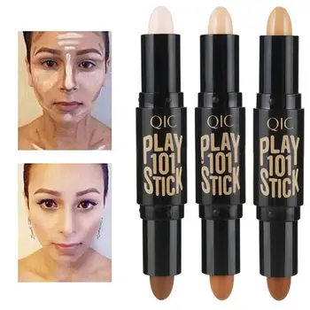 

1pcs Professional Highlighter Stick Foundation Make Up Bronzer Base Ladies Makeup Face Blush Contour Concealer Pencil