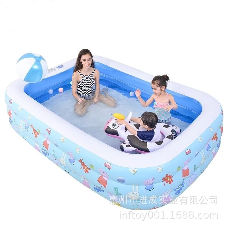 

Long Square Pool Manufacturers a Large Amount Production PVC Inflatable Square Adult Children Paddling Pool Zhensanhuan Pool Wat