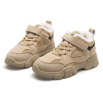 

Kids Sport Shoes 2020 New Winter Children's Martin Boots Warm Plush Sneakers for Boys Girls Suede Kids Sneakers Tenis Infantil