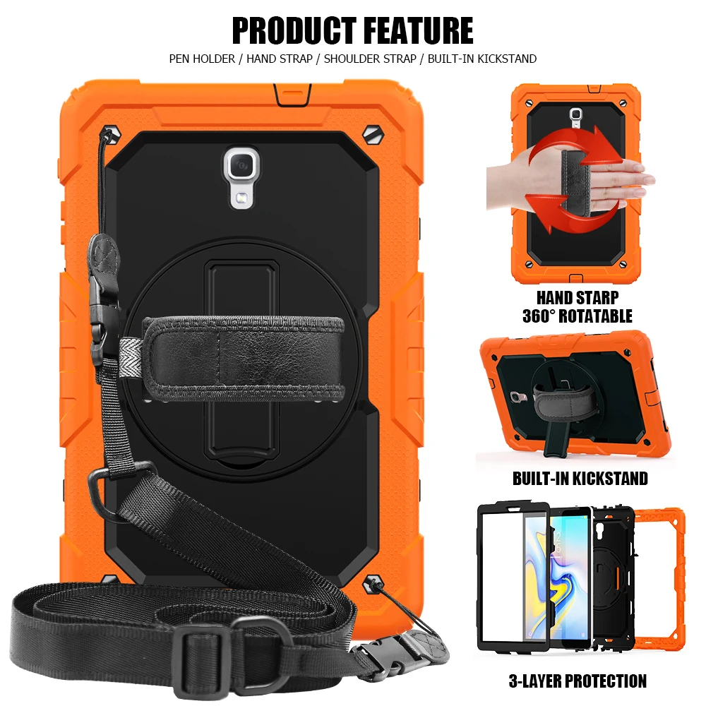 Híbrido à Prova de Choque Case Silicone para Samsung Galaxy Tab a a2 10.5 2023 T590 T595 T597 Sm-t590 Sm-t595 Capa Protetora Crianças