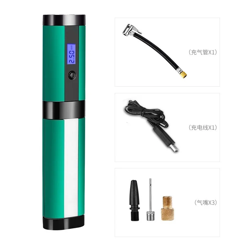 

Portable Intelligent Inflatable Pump for Automobile 4LED Lamp Column Inflator 120W High Power Wireless Charging Tire Air Pump