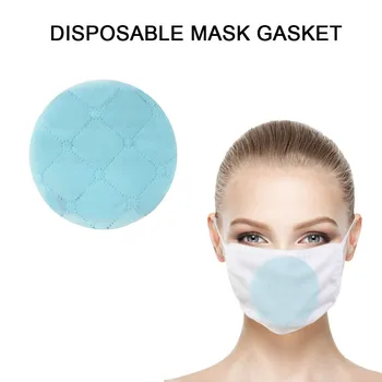 

10PC Disposable Masks Gasket Face Mask Filter Round / Square Protection Pad Protect Pollen Filters Waterproof Replacement Pad