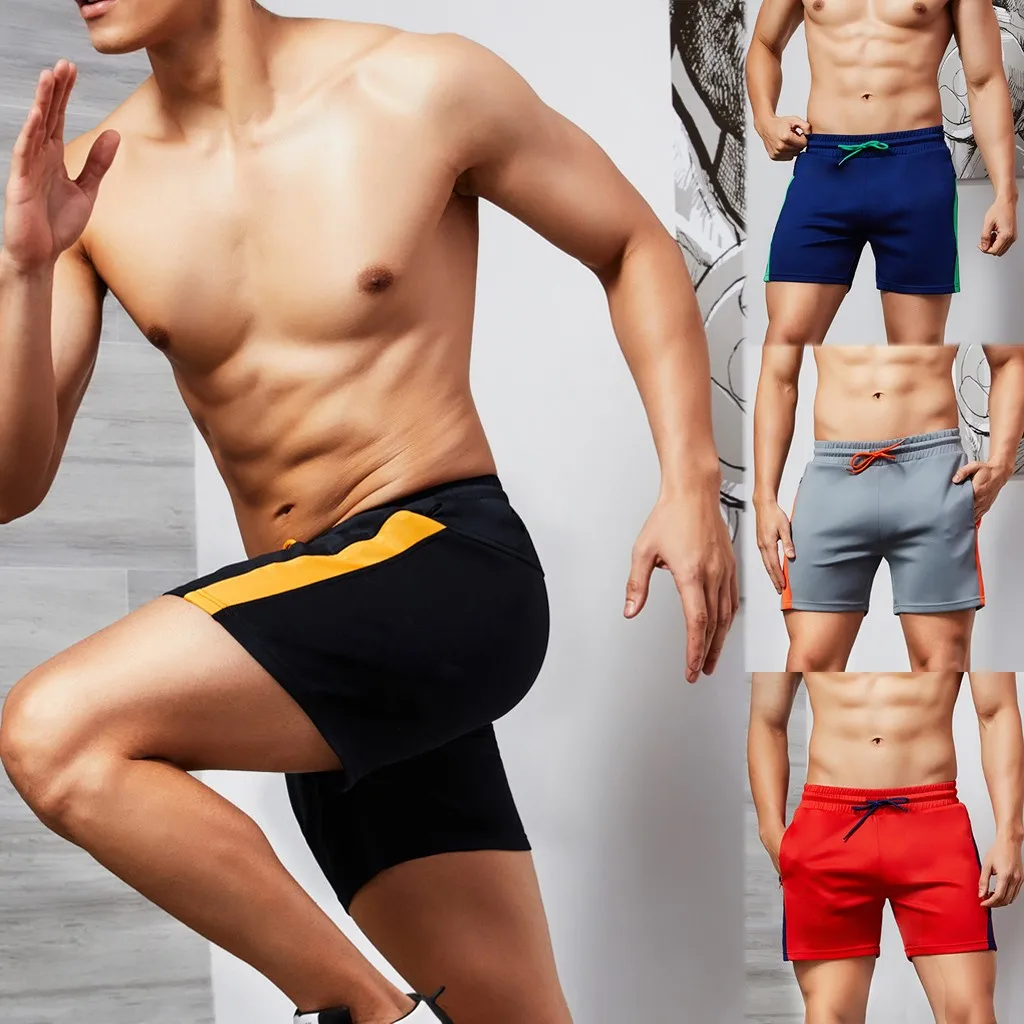 Модные мужские шорты, летние шорты с принтом, повседневная, свободная, с поясом, с карманами, бермуды, мужские спортивные шорты, штаны, одежда для спортзала