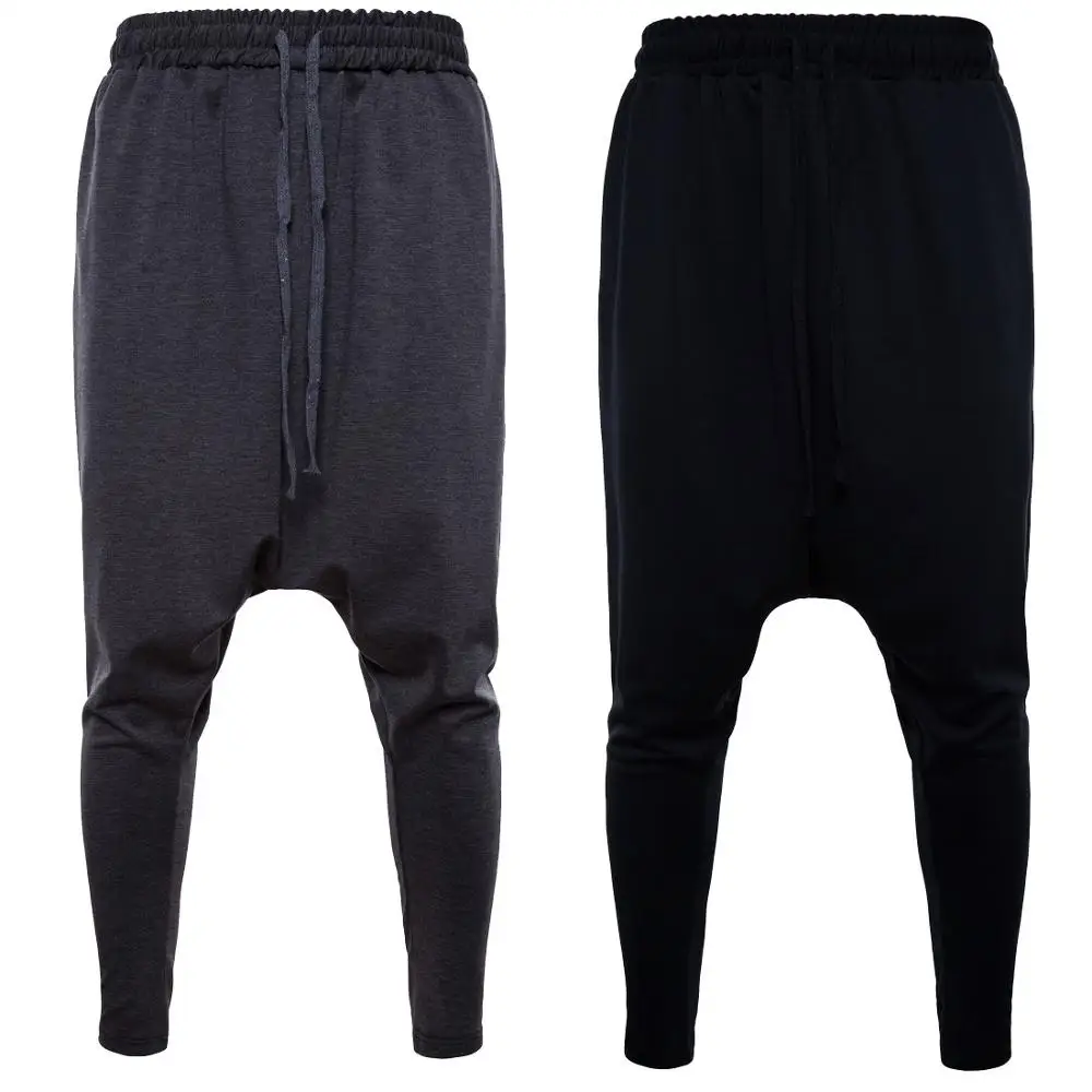 

COLDKER Men Pant Casual Mid Waist Harem Pantalon Sweatpants Fashion Trousers Streetwear Man Hipple Costume
