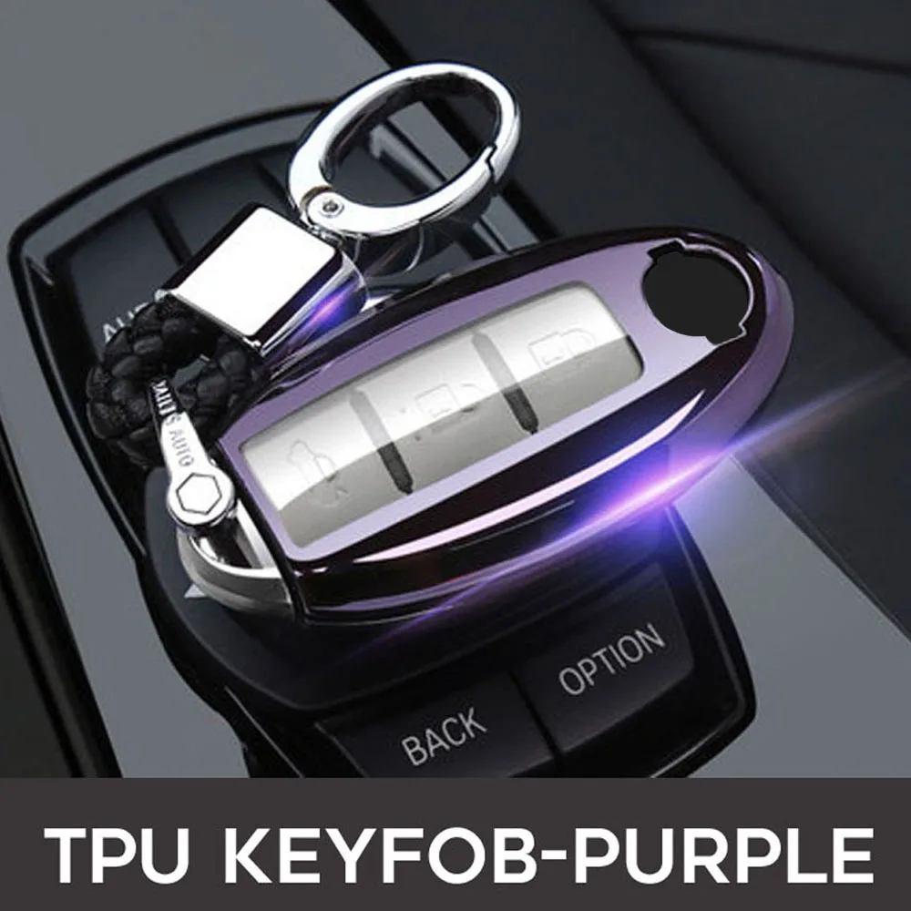 ТПУ чехол для ключей для автомобиля Nissan TEANA Qashqai Juke K/Skyline X-trail Мурано марш Geniss Tiida Livina чехол для ключей для автомобиля защитный чехол