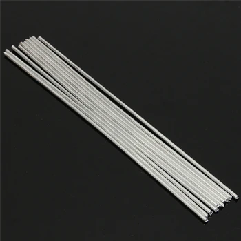 

10pcs 3.2mmx450mm Silver Aluminum Alloy Welding Rod Low Temperature Metal Soldering Brazing Wire Solder TIG Filler Rods
