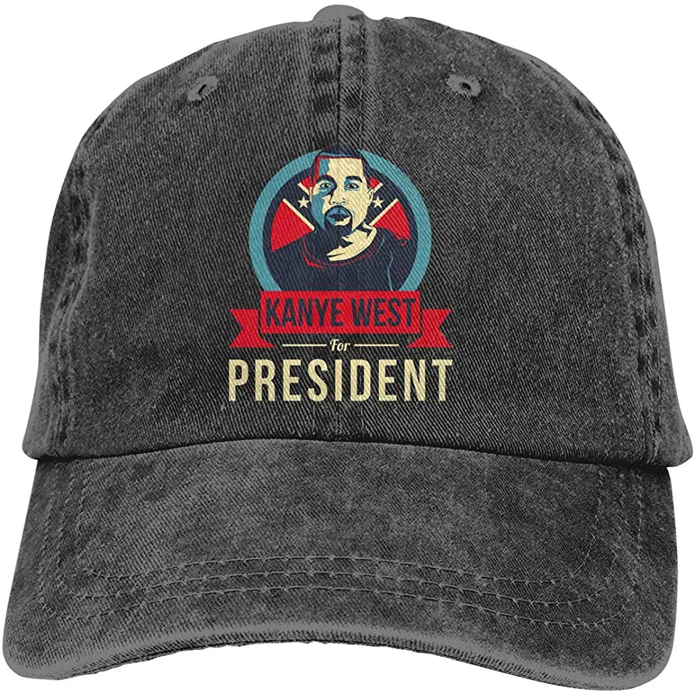 BudSoto Kanye West, унисекс, классический стиль, бейсболка, регулируемая, одноцветная, папа, шапка для женщин, мужчин, Черная