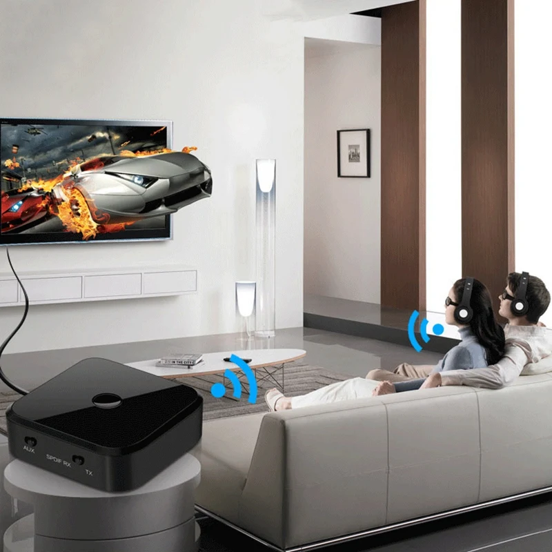 Bluetooth передатчик и приемник 2-в-1 Bluetooth передатчик один-два Поддержка APTX Bluetooth адаптер