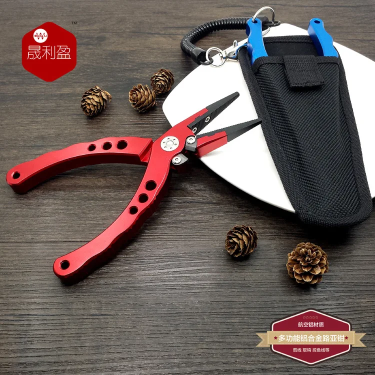 

Aviation Aluminum Tungsten Alloy Shear Line Lead Briquetting Forceps/Hook Fish Grip/Fishing Clamp/Fishing Pliers/Outdoor Pliers