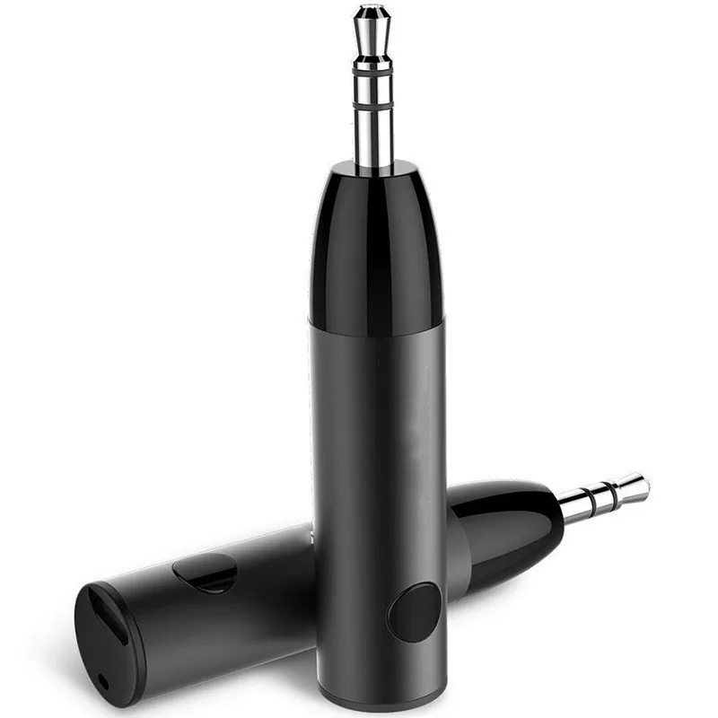 Black Мини Bluetooth приемник беспроводной Bluetooth 4,1 приемник 3,5 мм пуля и Aux приемник адаптер для автомобиля аудио наушники - Цвет: Black