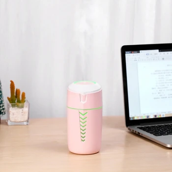 

400Ml Air Humidifier Aroma Essential Oil Diffuser for Home Car Usb Fogger Mist Maker with Led Night Lamp