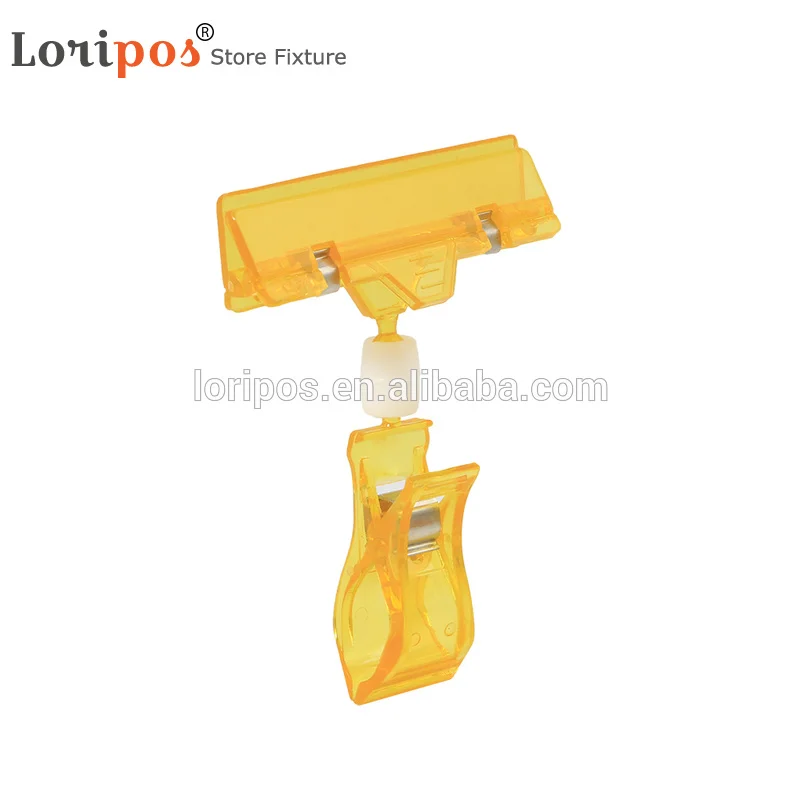 8 X 11 cm Plastic Translucence Green Blue Orange Rose Red POP Memo Note Price Label Sign Info Name Card Picture Photo Clip Hold