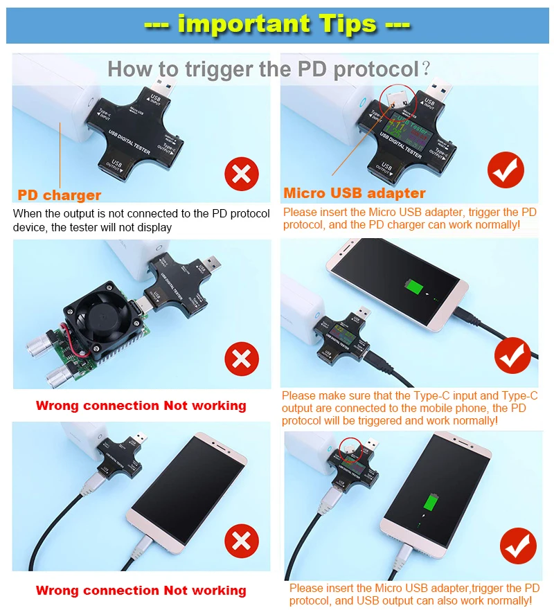 surface tester 12 in 1 color PD USB tester DC Digital voltmeter current voltage Type-C meter amp ammeter detector power bank charger indicator back plunger dial indicator