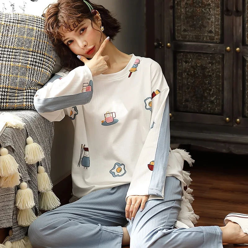 Fsshion ночное белье пижамы женские Loungewear женские рождественские пижамы Женская одежда для взрослых Женский пижамный комплект