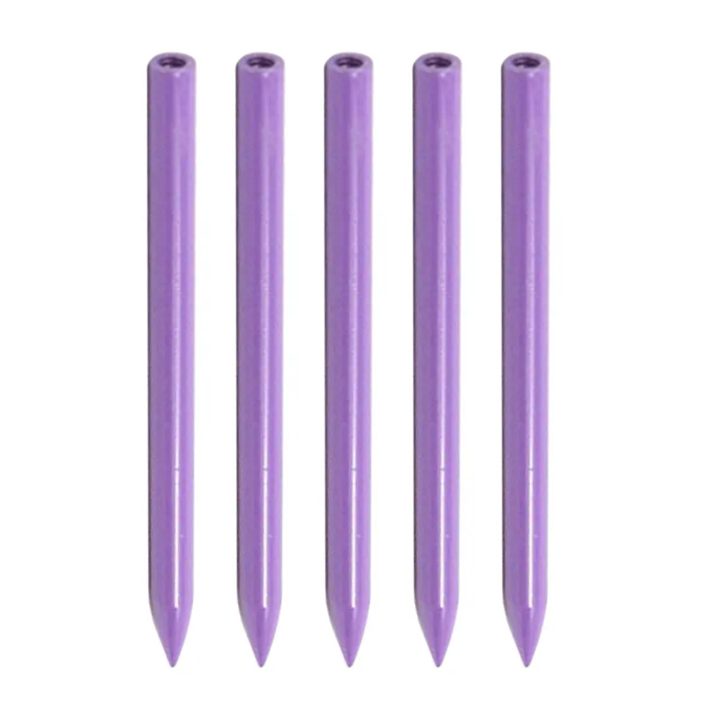 Purple 5 шт. многофункциональные металлические иглы для шнуровки для сшивания - Цвет: Purple