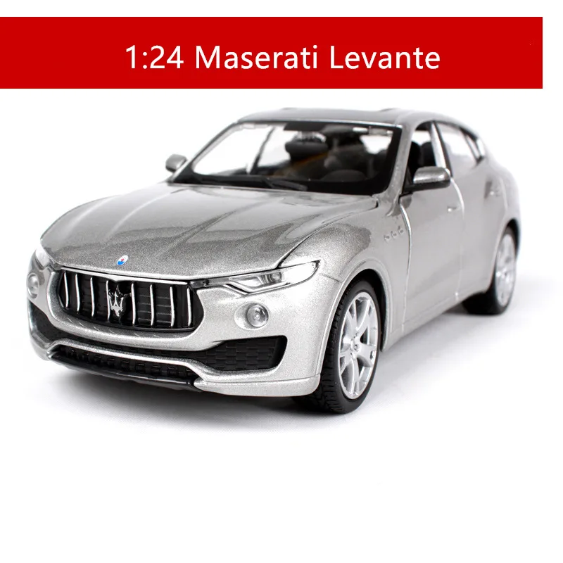 Bburago 1:24 Maserati President GT сплав модель автомобиля моделирование автомобиля украшение коллекция Подарочная игрушка - Цвет: Levante