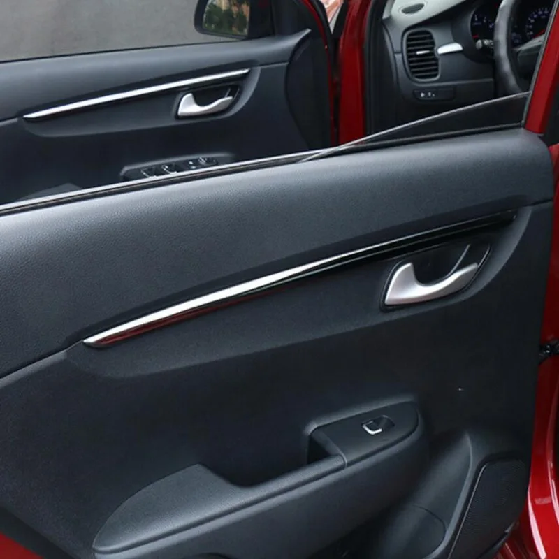 Для Kia Rio 4 X-line автомобильный Стайлинг 4 шт. ручка двери из нержавеющей стали крышка наклейка аксессуары