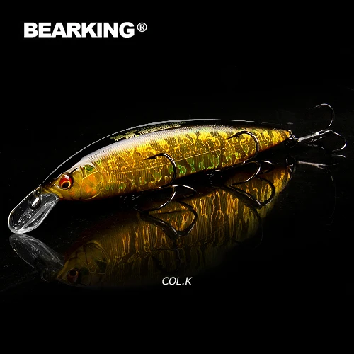 M160-K BEARKING 16 см 30 г новые рыболовные приманки, разные цвета, гольян кривошипная Вольфрамовая весовая система воблер модель кривошипная приманка - Цвет: M160-K