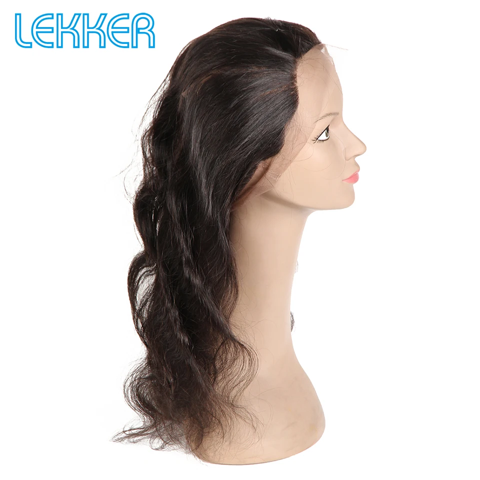 Lekker объемная волна 360 Кружева Фронтальные волосы remy Закрытие 10 ''-22'' 360 закрытие бразильские волосы