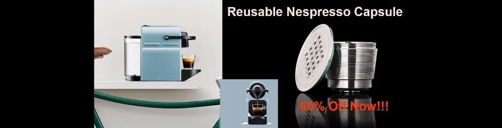 6 шт многоразовые капсулы кофе nespresso чашка с ложка-кисточка черный многоразовый кофе капсула заправка фильтр кофе посуда подарок