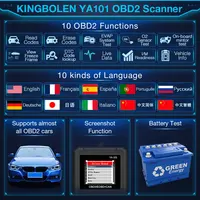 KINGBOLEN YA101 Code Reader OBDII/EOBD YA-201 Auto Diagnostic Tool Graph Datastream OBD2 Real 16Pin DIY Scanner PK LAUNCH CR3001 2