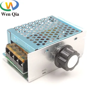 

AC 220V 4000W SCR Voltage Regulato Dimming Thermostat for Electric furnace, water heater, lamps, small motor