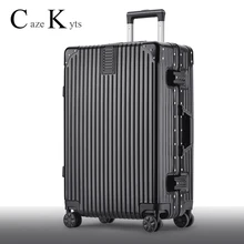 Женский алюминиевый чемодан на колесиках, чемодан для путешествий, 24 чемодана для переноски, 22, 24, 26 чемоданов